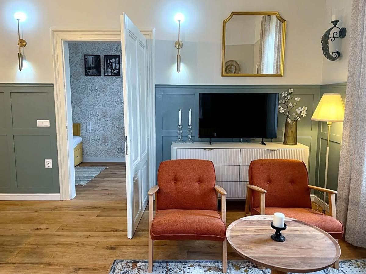 Ferienwohnung Zur Linde Hermannstadt Exterior foto
